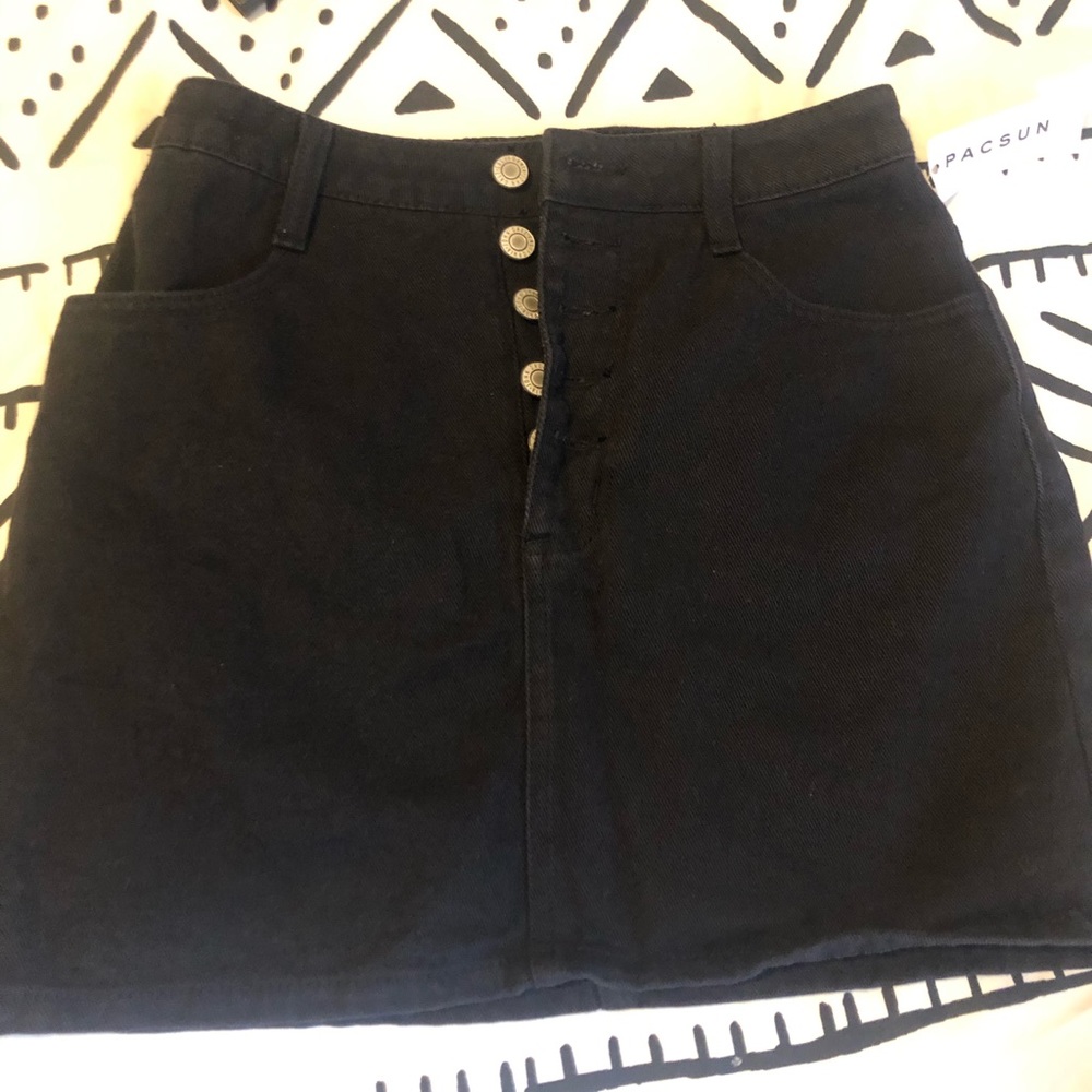 Black Denim skirt J. Gault
